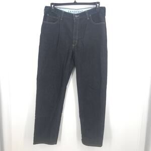 Lands End Stretch Straight Legs Denim Jeans 36